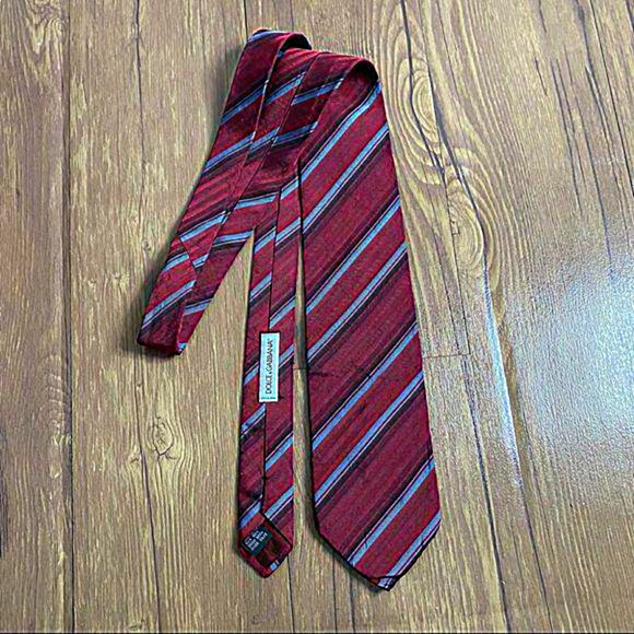 Dolce & Gabbana‎ Striped Necktie 100% Silk - Picture 1 of 7